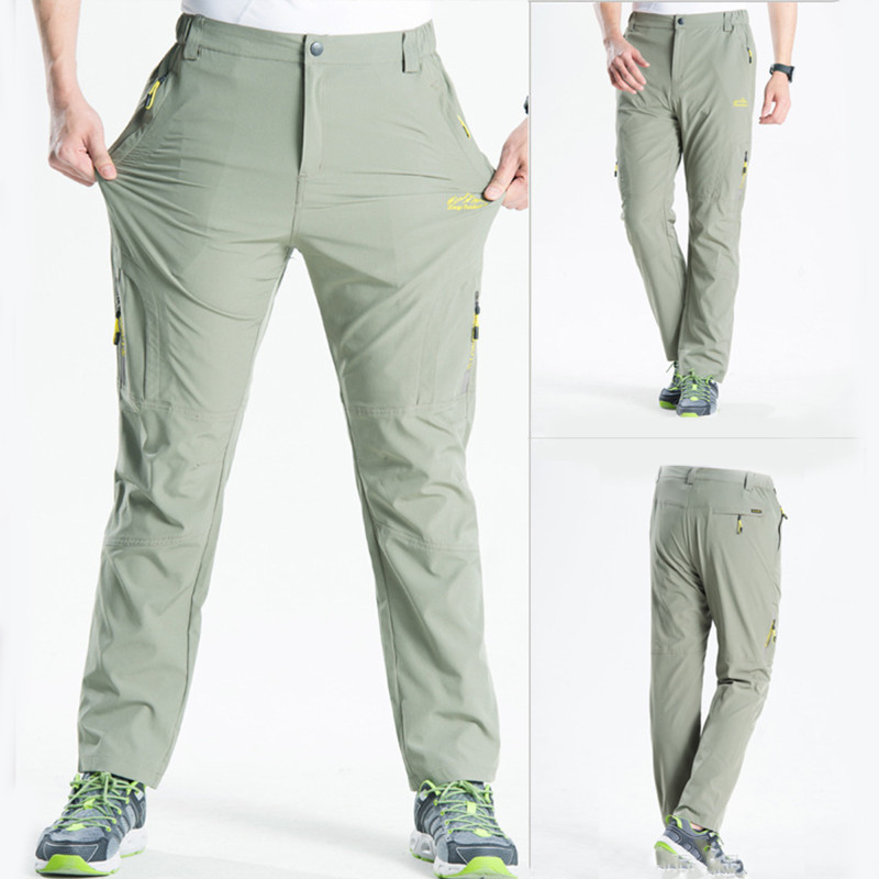 بنطرون رجالي صيفي قماش بوليستر مضاد للماء