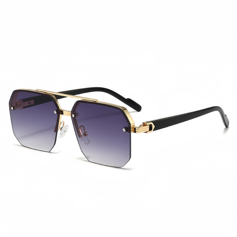 نظارات رجالية شمسية بشعاع مزدوج و تصميم عصري