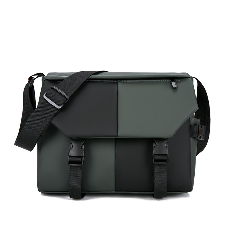 حقيبة كتف ذات سعة متوسطة للكتب والمعاملات والايباد والمستلزمات الاخرى مضادة للماء بقماش جلدي ناعم وذات جودة عالية